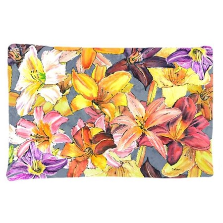 Carolines Treasures Carolines Treasures 8892PILLOWCASE 20.5 x 30 in. Day Lillies Moisture Wicking Fabric Standard Pillow Case 8892PILLOWCASE